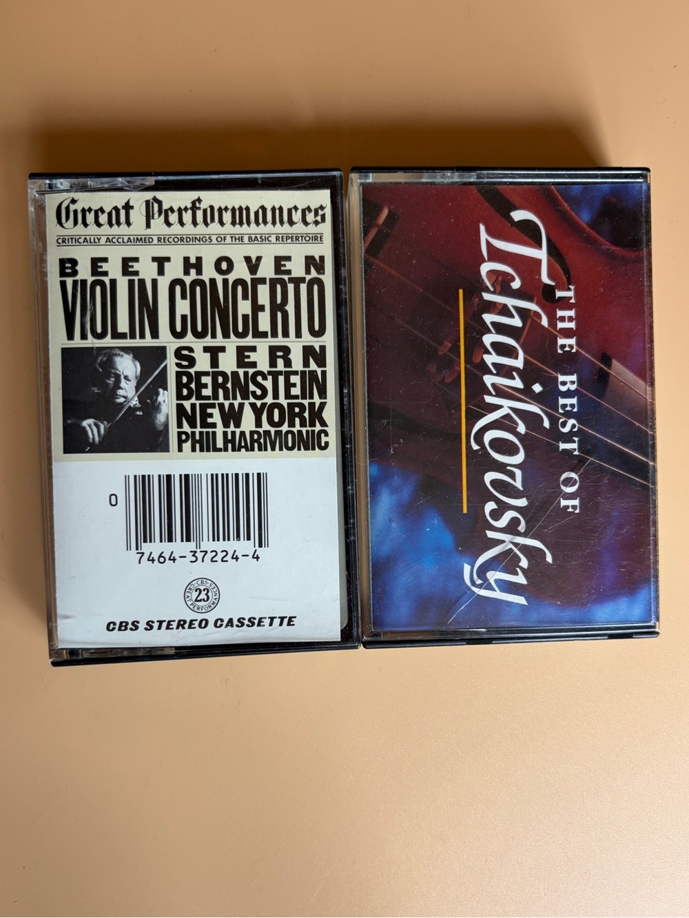 Cassette Tapes Tchaikovsky & Beethoven